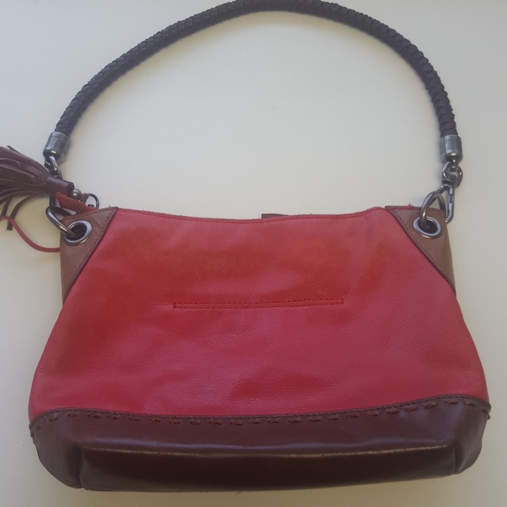 The Sak Red Leather Purse